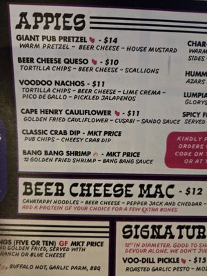 Menu photo 7 Voodoo Brewing - Virginia Beach Virginia Beach, VA Menu photo 7 Voodoo Brewing - Virginia Beach Virginia Beach, VA