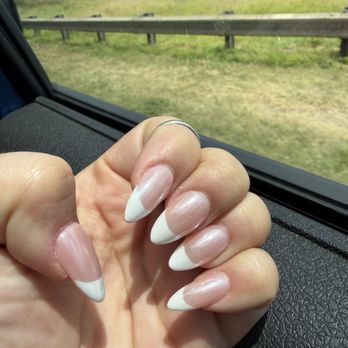 Hibiscus Nail & Spa - Gel X french tips with chrome - Nail Salons Near Me - Honolulu, Hawaii Hibiscus Nail & Spa - Gel X french tips with chrome - Nail Salons Near Me - Honolulu, Hawaii