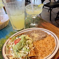 La Carreta - Enchiladas Mexicanas and Margarita Pitcher