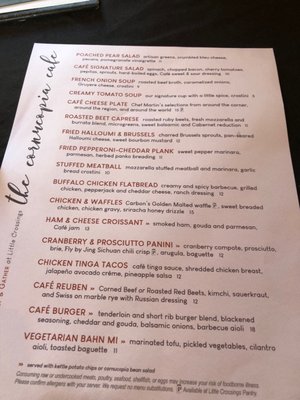 Menu photo 2 The Cornucopia Cafe Grantsville, MD Menu photo 2 The Cornucopia Cafe Grantsville, MD