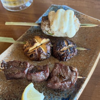 Susuru - Meatball, shiitake mushroom, skirt steak - Izakaya Near Me - Orlando, Florida
