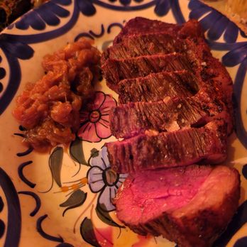 Bar Isabel - Picanha 10oz steak with caramelized onions - Spanish Near Me - Toronto, Ontario