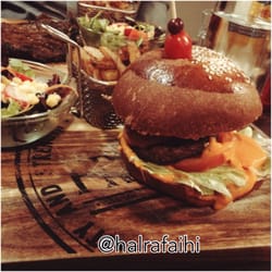 Steak House - The blues buns, double cheese steakburger French style yummy so delicious.