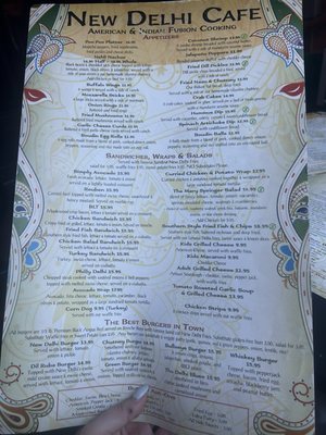 Menu photo 1 New Delhi Cafe Eureka Springs, AR Menu photo 1 New Delhi Cafe Eureka Springs, AR