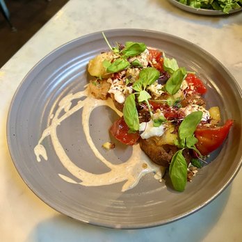 American Elm - Heirloom Tomato Salad (no cucumber) - New American Near Me - Denver, Colorado