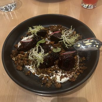 Mesa Provisions - Smoked beets - New American Near Me - Albuquerque, New Mexico