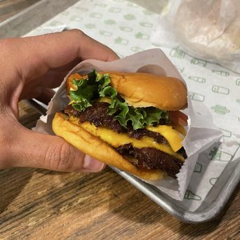 Shake Shack West Hollywood - Santa Monica & La Cienega - Tasty smash burger - it was a hint salty today for some reason! - Burgers Near Me - Los Angeles, California Shake Shack West Hollywood - Santa Monica & La Cienega - Tasty smash burger - it was a hint salty today for some reason! - Burgers Near Me - Los Angeles, California