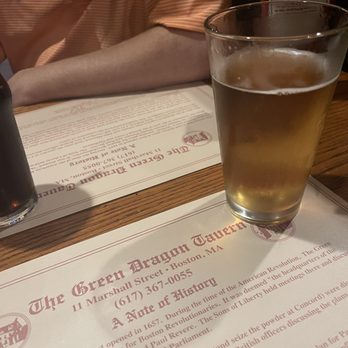 The Green Dragon Tavern - Green dragon brew - Pubs Near Me - Boston, Massachusetts