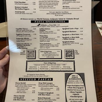 RigaTony's Authentic Italian - Menu - Italian Near Me - Tempe, Arizona