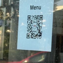 QR code so you can see the menu better.