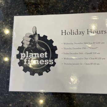 Planet Fitness - I had 19 minutes and the guy at the desk was pretty adamant about it! Maybe he has to go buy gifts. Merry Christmas! - Gyms Near Me - Parker, Florida Planet Fitness - I had 19 minutes and the guy at the desk was pretty adamant about it! Maybe he has to go buy gifts. Merry Christmas! - Gyms Near Me - Parker, Florida
