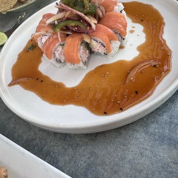 Mariscos Choix - Salmon Sunrise Roll - Seafood Near Me - Pico Rivera, California