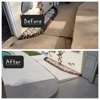 KoolCote of Texas - before and after cleaning concrete - General Contractors Near Me - Hutto, Texas KoolCote of Texas - before and after cleaning concrete - General Contractors Near Me - Hutto, Texas