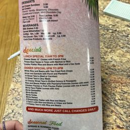 Menu Menu