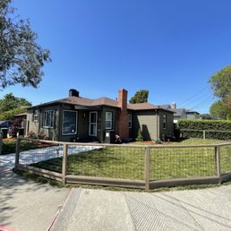 Refinished fence