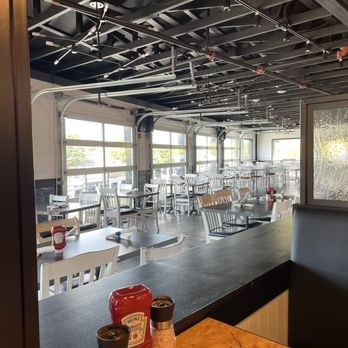 Eggspectation - Timonium - Doors roll up during nice weather - Breakfast & Brunch Near Me - Timonium, Maryland