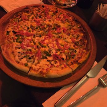 Amedros Cafe - Vegetable pizza - Turkish Near Me - Istanbul, 34