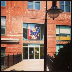 University of Maine Museum of Art - Entrance from the Kenduskeag Stream