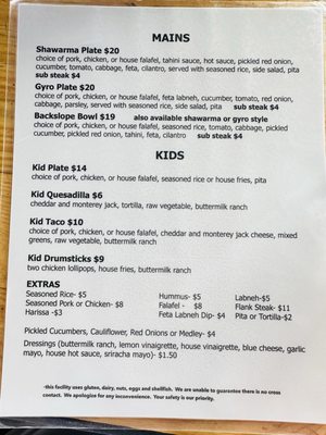 Menu photo 5 Backslope Brewing Columbia Falls, MT Menu photo 5 Backslope Brewing Columbia Falls, MT