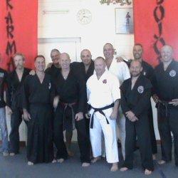 Billy Manne Martial Arts - Some of the Crew celebrating 30 years at BMMA dojo in 1980
