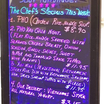Loan's Authentic Vietnamese Bistro - Specials menu - 1/18 - Vietnamese Near Me - Allentown, Pennsylvania