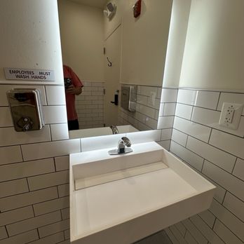 Juno Bakery & Cafe - Restroom for guests - they give you the code. 10/10 would recommend! - Bakeries Near Me - Frederick, Maryland