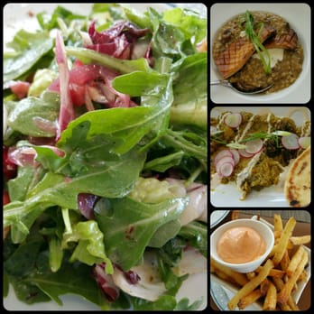Diwan - Pomegranate salad with tandoori fries, mushroom risotto and eggplant spread. - Middle Eastern Near Me - Toronto, Ontario