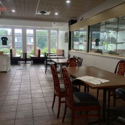 Inside the restaurant