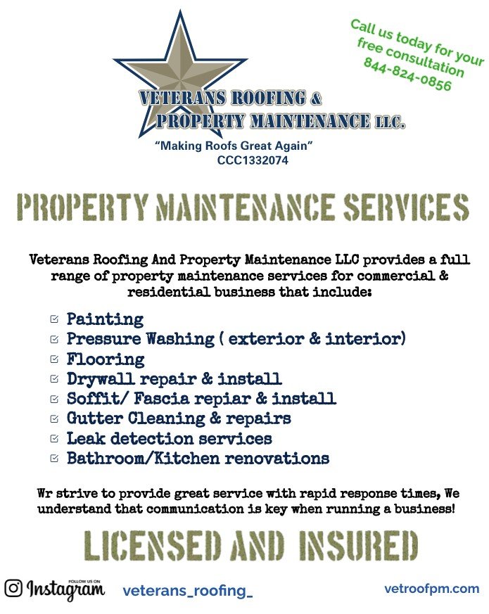 Slide of Veterans Roofing & Property Maintenance