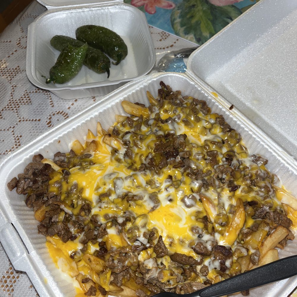 Osorio Brother's - Carne Asada Fries! - Pizza Near Me - Rimforest, California