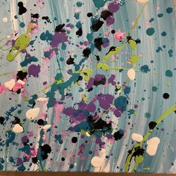 Lifespan Psychotherapy - Splatter painting