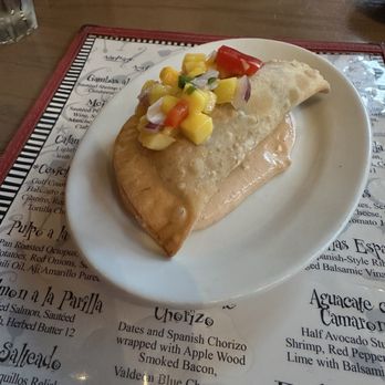 Eclipse di Luna - Alpharetta - Empanada de Pollo (borderline cold) - Wine Bars Near Me - Alpharetta, Georgia