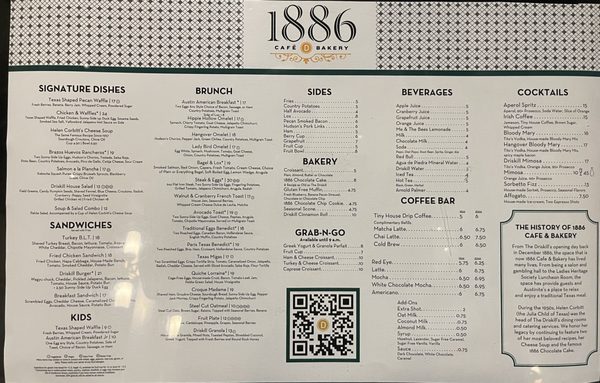 Menu photo 8 1886 Cafe & Bakery Austin, TX Menu photo 8 1886 Cafe & Bakery Austin, TX