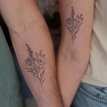 Ink Therapy Studio - Birth flower tattoos - Tattoo Near Me