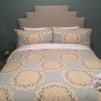 Deko Professional Upholstery - Love my unique 'stepped up' headboard! Thanks, Deko Professional Upholstery! - Furniture Reupholstery Near Me - Chicago, Illinois Deko Professional Upholstery - Love my unique 'stepped up' headboard! Thanks, Deko Professional Upholstery! - Furniture Reupholstery Near Me - Chicago, Illinois