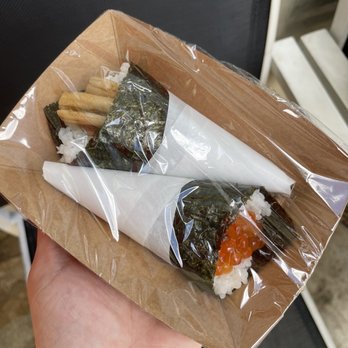 Sato Seafood - Anago & Ikura Hand Roll - Poke Near Me - Honolulu, Hawaii Sato Seafood - Anago & Ikura Hand Roll - Poke Near Me - Honolulu, Hawaii