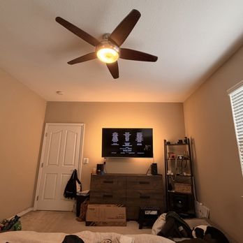 Aryan Handyman - Mounted tv. Dont mind our messy room, he was able to work around it!! - Handyman Near Me Aryan Handyman - Mounted tv. Dont mind our messy room, he was able to work around it!! - Handyman Near Me