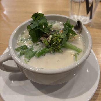 Thai Chefs - Thom kha soup w/tofu - Thai Near Me - Houston, Texas Thai Chefs - Thom kha soup w/tofu - Thai Near Me - Houston, Texas