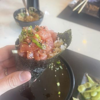 Temak house Tampa - Spicy tuna hand-roll. - Japanese Near Me - Tampa, Florida Temak house Tampa - Spicy tuna hand-roll. - Japanese Near Me - Tampa, Florida