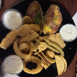 Sampler appetizer platter