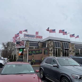 Embassy Diner - Parking Lot on Sunday March 16, 2025 at 12:30pm - Diners Near Me - Bethpage, New York