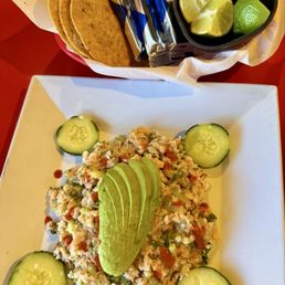 Tostadas Ceviche De Pescado