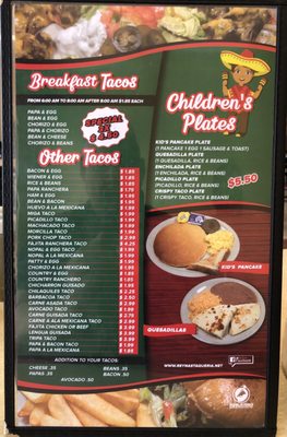 Menu photo 1 Reyna's Taqueria San Antonio, TX Menu photo 1 Reyna's Taqueria San Antonio, TX