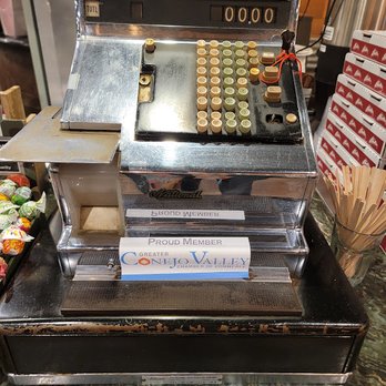 The Pizza Cookery - Vintage cash register on display. - Italian Near Me - Thousand Oaks, California The Pizza Cookery - Vintage cash register on display. - Italian Near Me - Thousand Oaks, California