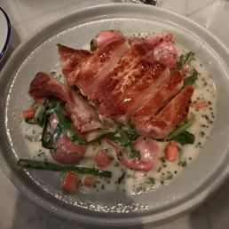 Pork chop was fabulous