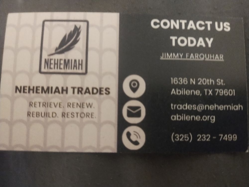 Slide of Nehemiah Trades