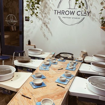 Throw Clay LA - Finished 2 bowls for the one-time 2 hour Friday session! - Party & Event Planning Near Me - Los Angeles, California