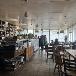 Indoor seating area