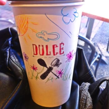 Cafe Dulce - Having fun drawing . - Coffee & Tea Near Me - Los Angeles, California