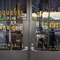 Bar Blanc - Outside. Storefront. Entrance.